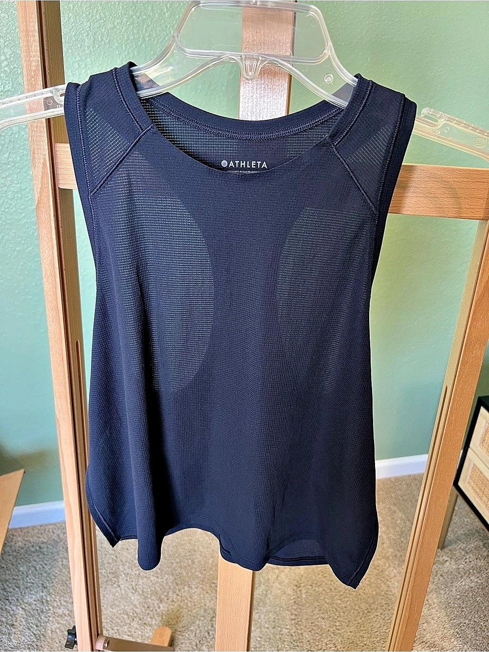Athleta Momentum Seamless Tank Women’s  Blue Athletic Tank Small